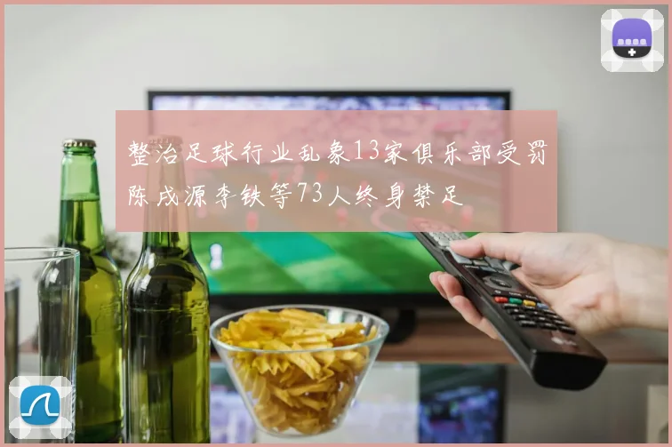 整治足球行业乱象13家俱乐部受罚陈戌源李铁等73人终身禁足